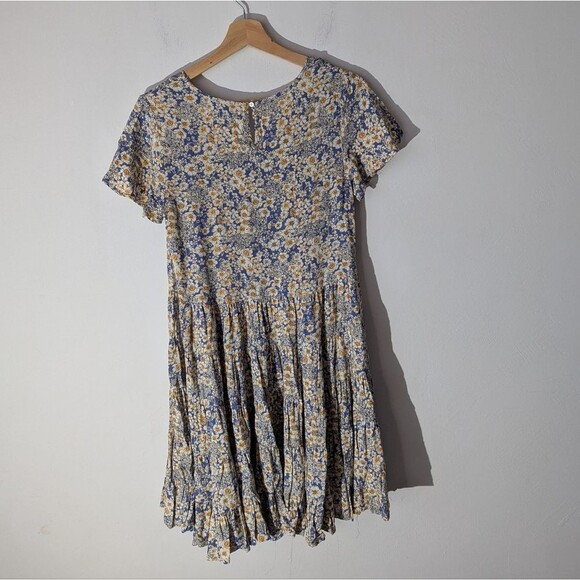 Patrons of Peace Blue Tan Mini Sundress Women's Size XS - Picture 2 of 7
